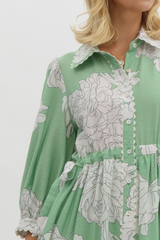 Zoe Floral Midi Dress