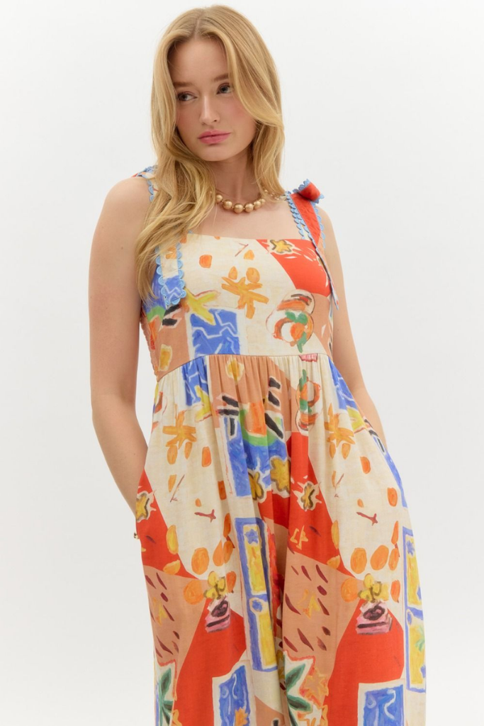 Alice Printed Midi Dress