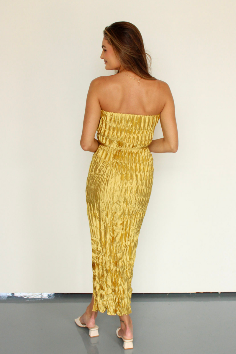 Golden Hour Midi Dress