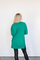 Dreamer Sweater in Heather Green