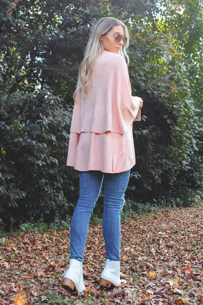 Perfect Shawl Vest in Blush