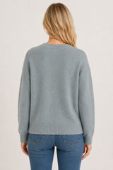 Duck family sweater in blue