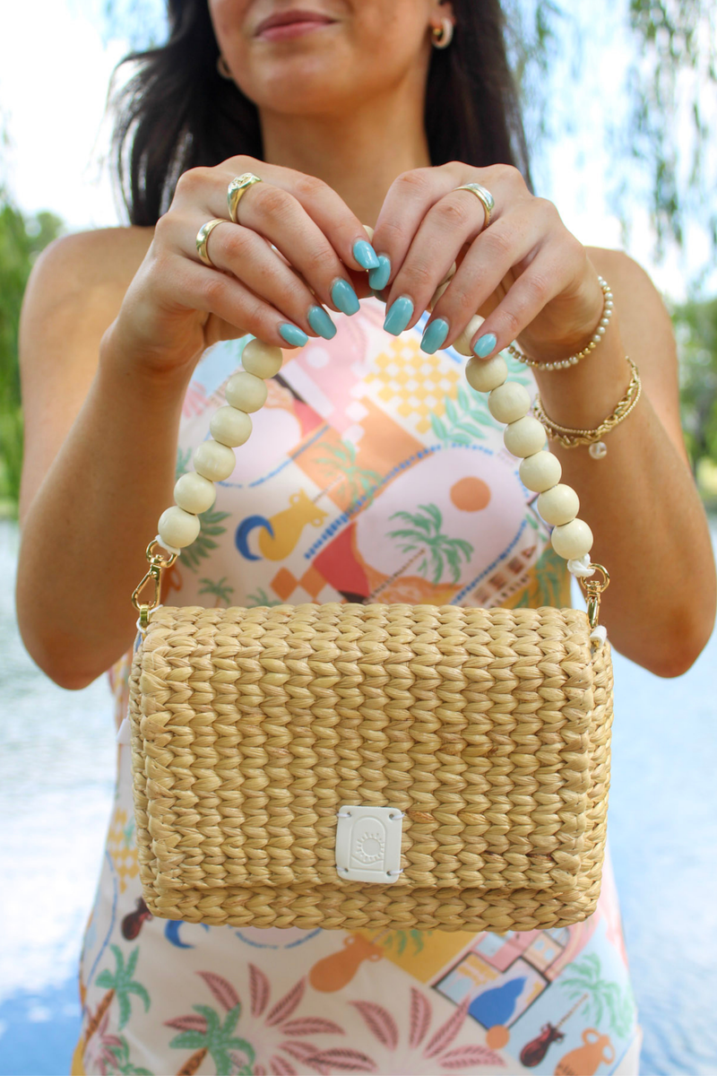 Coastal Charm Straw Bag