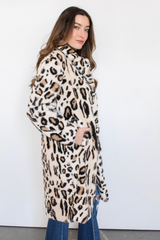 Simone Luxe Leopard Coat