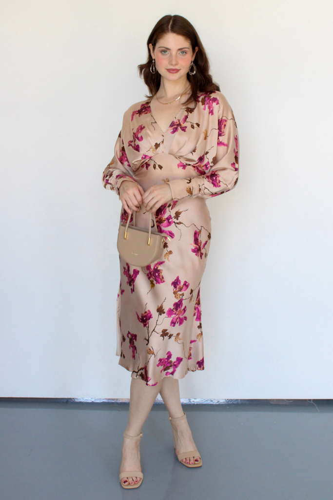 August Slipped Away Midi Dress