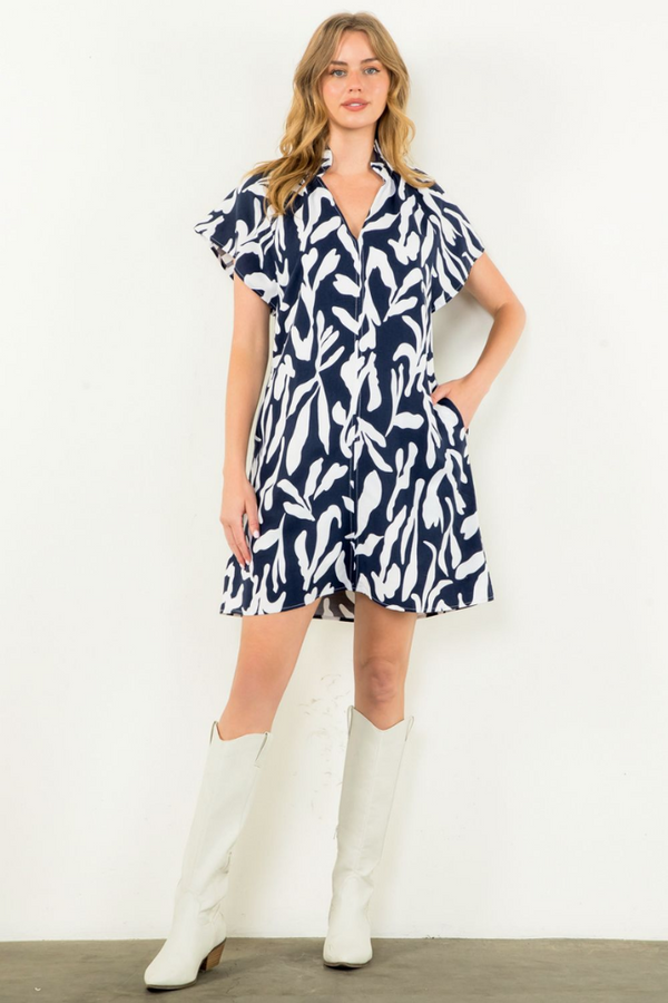 Sienna Floral Print Mini Dress