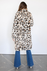 Simone Luxe Leopard Coat