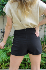 Back To Black Envelope Skort