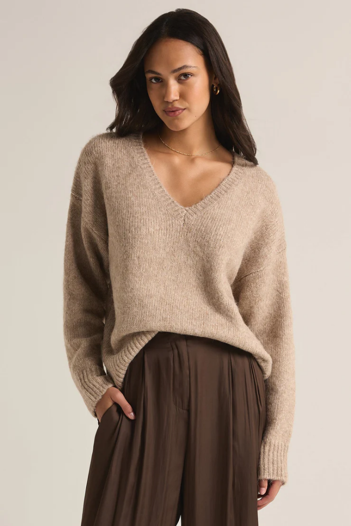 All I Want V Neck Sweater by Z Supply