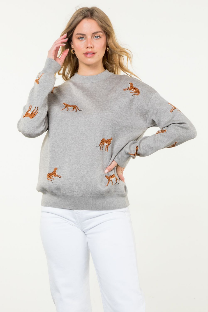 Shannon Cheetah Sweater