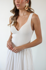 Dara Maxi Dress in Off White