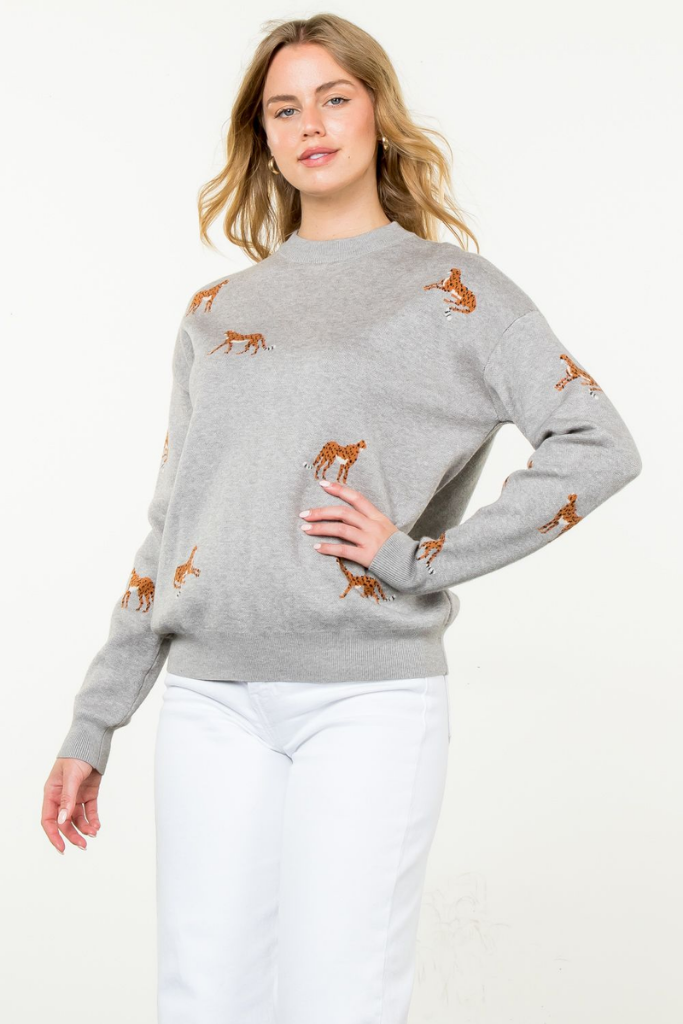 Shannon Cheetah Sweater