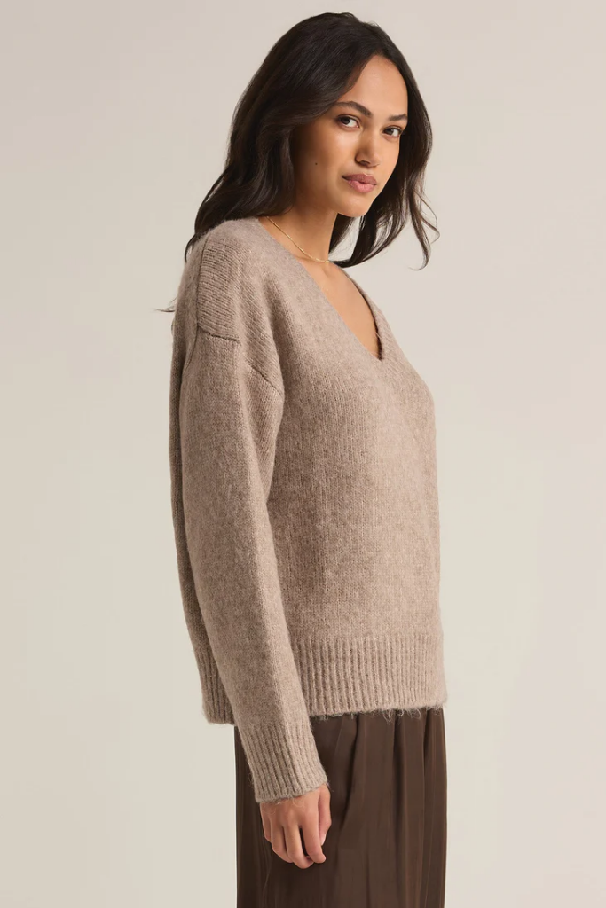 All I Want V Neck Sweater by Z Supply