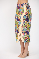 Norah Tropical Lobster Wrap Skirt
