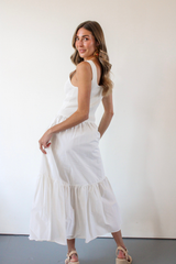 Dara Maxi Dress in Off White