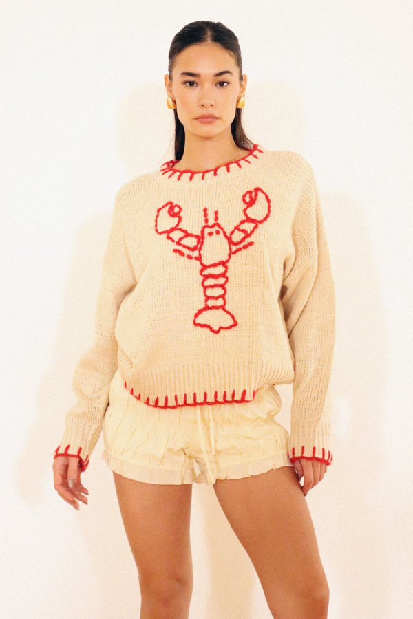 Nantucket Lobster Sweater