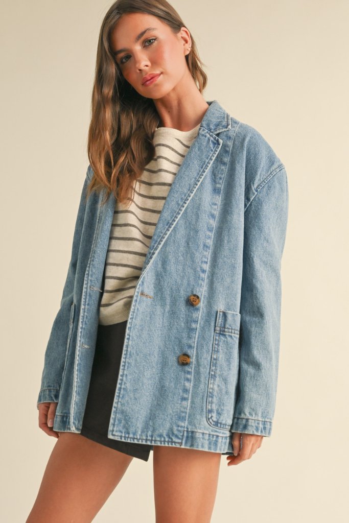 Madison Avenue Denim Blazer