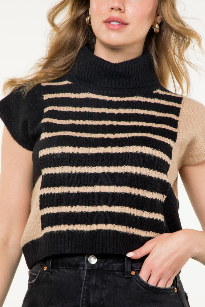 Scarlett Stripe Sweater Vest