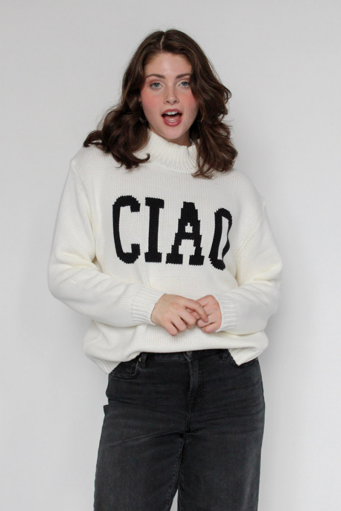 Ciao Bella Mock Neck Sweater By Z Supply