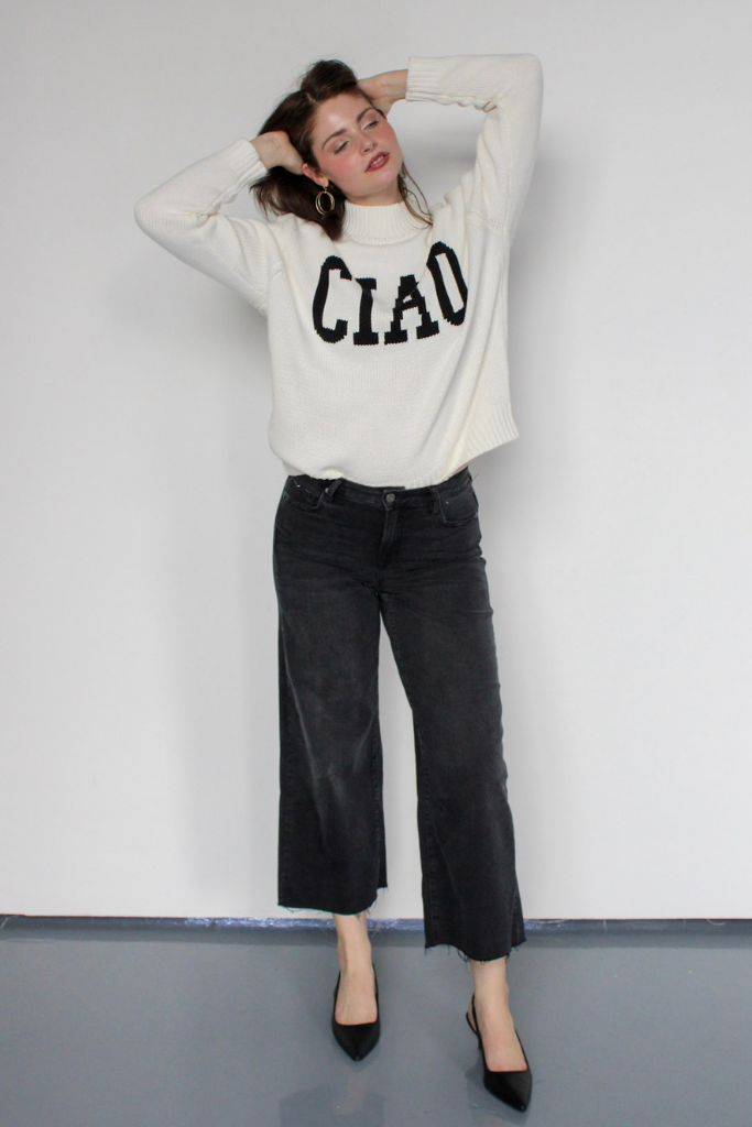 Ciao Bella Mock Neck Sweater By Z Supply