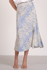 Camelia Printed Midi Skirt
