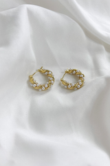 Angel Pearl Hoop Earring