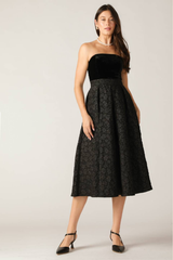 Scarlett Strapless Midi Dress