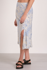 Camelia Printed Midi Skirt