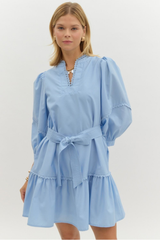 Adele Long Sleeve Swing Dress