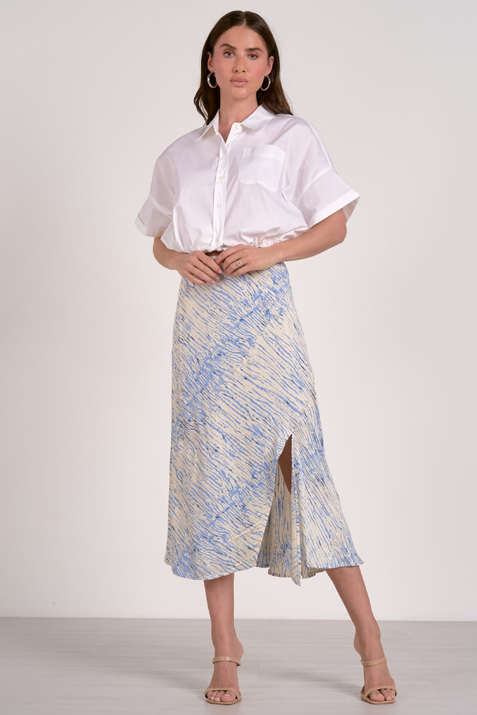 Camelia Printed Midi Skirt