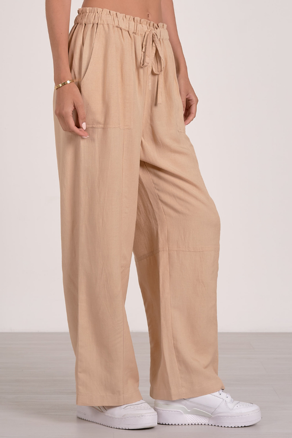 Mari Linen Drawstring Pant