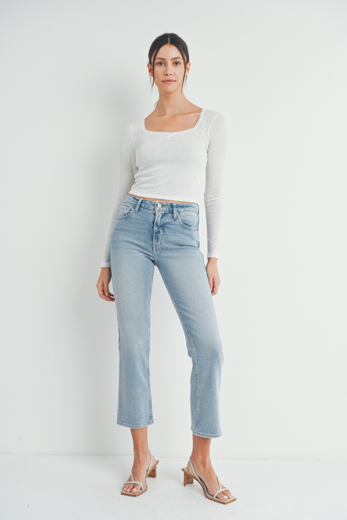 Nova Crop Bootcut Jean