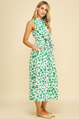 Luciana Daisy Tie Waist Maxi Dress