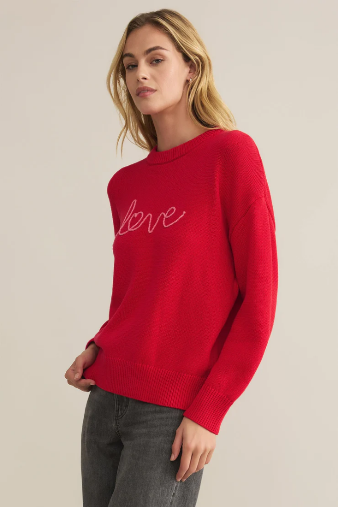 Love Notes Boyfriend Sweater by Z Supply