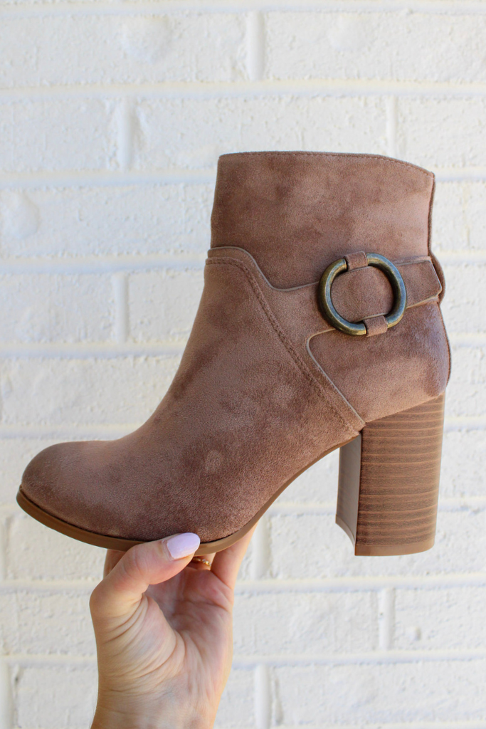 Wake Me Up Suede Bootie