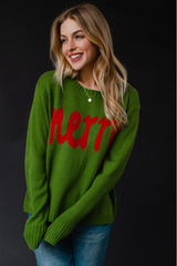 Merry Sweater In Green