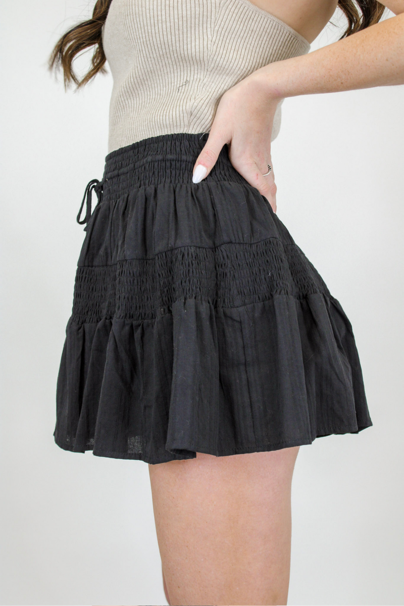 Everleigh Ruffle Mini Skirt