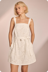 Margaret Crochet Mini Dress
