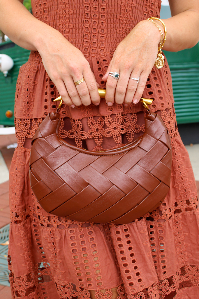 Bailey Woven Bag In Espresso