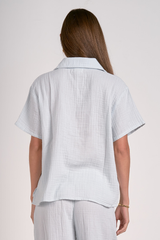 Flora Short Sleeve Linen Shirt