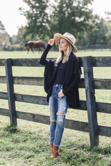 Perfect Shawl Vest in Black