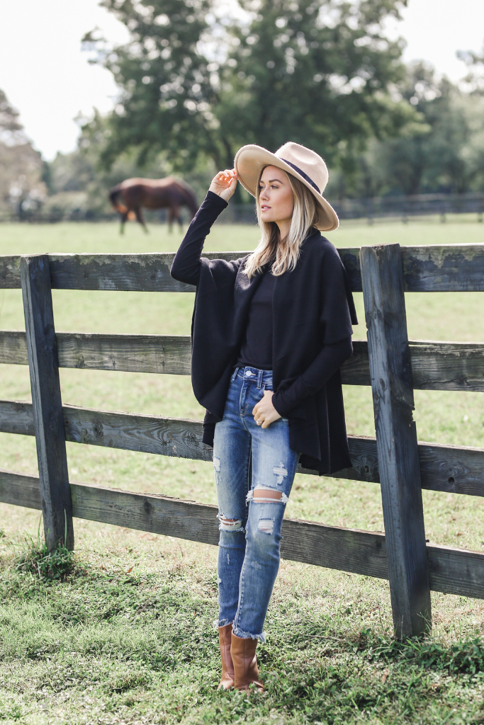 Perfect Shawl Vest in Black