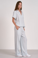 Flora Short Sleeve Linen Shirt