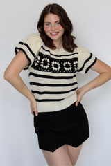 Aster Crochet Sweater