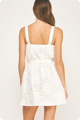 Margaret Crochet Mini Dress