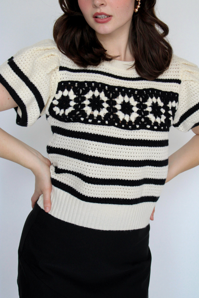 Aster Crochet Sweater