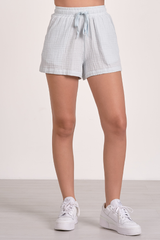 Flora Linen Tie Waist Short