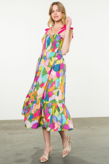 Gianna Multicolor Midi Dress
