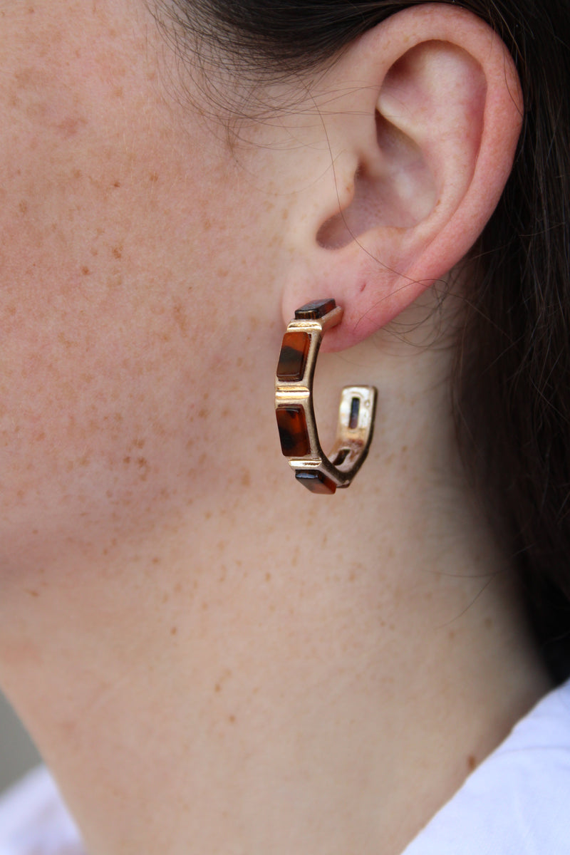 Terra Hoop Earring