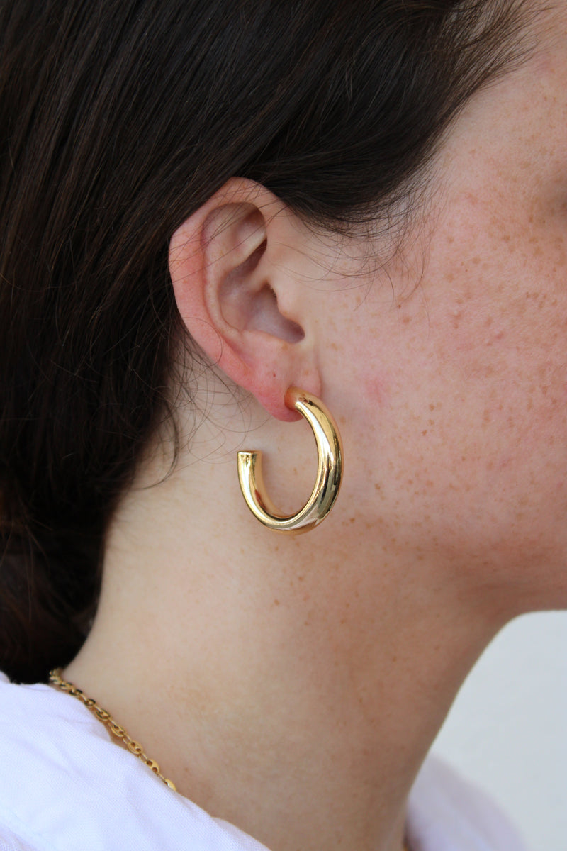 Hope Hoop Earring